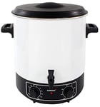 Korona 48100 - Distributeur d'eau chaude automatique | 2 en 1 avec fonction minuterie | Distributeur Boisson Chaude de Cuisine| 1800 W | 27L | Robinet de vidange pratique | Avec grille d'insertion