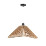 Paco Home LED Suspension Salon Suspension Salle à manger Suspension Cuisine Abat-jour Papier Déco Style Boho E27, Couleur:Noir, Type de luminaire___Couleur:Typ 2