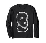 Ski mask shirt, Shoebox money, hip hop, retro money cash rap Long Sleeve T-Shirt