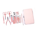 18Pcs Nail Clippers Set Stainless Steel Nail Polishing Acne Cleaning Pedicur SG5