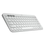 Logitech K380 Multi-Device Bluetooth Keyboard - tastatur - QWERTZ - Sveitsisk - elfenbenshvit