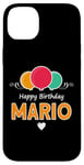 Coque pour iPhone 14 Plus Joyeux anniversaire en disant Mario