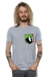 Marvin The Martian Face Faux Pocket T-Shirt