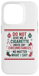 iPhone 14 Pro Funny Christmas Holiday Quitting Bad Habits Design Case