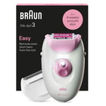 Epilateur électrique Braun Silk épil 3 SE 3-031 Rose