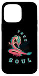 Coque pour iPhone 14 Pro Max Idée cadeau streetwear inspirante Dragon Free Soul