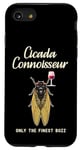 Coque pour iPhone SE (2020) / 7 / 8 Funny Cicada Connnoisseur, Only the Finest Buzz, Wine