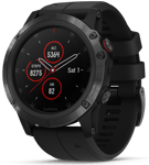 Garmin Watch Fenix 5X Plus Sapphire Black With Black Band D