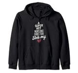 A Super Hot Nursing Director Stole My Heart Valentines Day Zip Hoodie