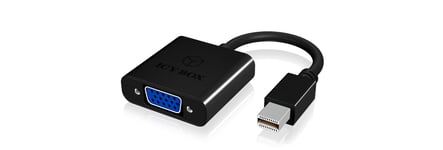 ICY BOX MINI DP 1.1 TP VGA ADAPTER 1920 X 1080   60 HZ FULLHD BLACK ACCS