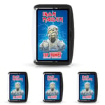 Top Trumps Iron Maiden Limited Edition Card Game, Relive the music history with 30 of their greatest albums, singles and tours, great gift for Iron Maiden fans aged 18 plus (Pack of 4)