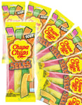 18 stk Chupa Chups Sour Belts Mix - Sure Godteribelter med Forskjellige Smaker - Hel Eske 1,62 kg