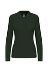 Polo Manches Longues - Femme - K244 - Vert Forêt