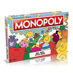 Mr Men and Little Miss Monopoly Board Game, Advance to Mr Tickle, Little Miss Splendid and Mr Sneeze, expand your empire and trade your way to victory, gift for players aged 8 plus