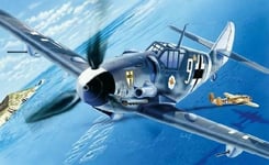 Italeri 063 1/72 Scale Model Aircraft Fighter Kit WWII Messerschmitt Bf 109 G-6