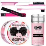 Edge Control Gel Cheveux Femme Forte Tenue Non Gras Gel Cheveux Afro Coiffant Edge Wax Sans Écaillage Cire Cheveux Afro Pour Cheveux Noirs Gels Coiffants Hair Wax Stick Hair Pour Femmes