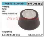 Filtre à Air Avec Pré-filtre Robin pour Moteur Tondeuse Ey 18 5 HP 008351