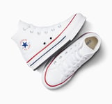 Converse Chuck Toile Taylor All Star Platform Unisexe (Blanc/Noir)