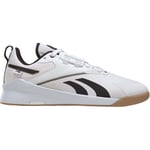 Reebok Lifter PR III Mens Weightlifting Shoes White Bodybuilding Lifting Boots