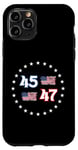 Coque pour iPhone 11 Pro 45 47 Trump 2024, Trump President 45 47, 45 47 Chemise pour homme