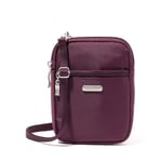 Baggallini Women's Essential Mini Crossbody Bag, Mulberry