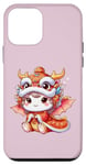 Coque pour iPhone 12 mini Cadeaux pour enfants du Nouvel An chinois 2025 Baby Dragon