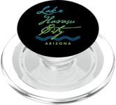 Design typographique Lake Havasu City Arizona PopSockets PopGrip pour MagSafe