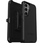 OtterBox Defender Coque pour Samsung Galaxy S24+ , Antichoc, Anti-chute, Ultra-robuste, Coque de Protection, Supporte 5x plus de chutes que la norme militaire, Noir, Livré sans emballage