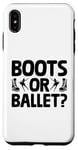 Coque pour iPhone XS Max Boots Or Ballet Sexe Révéler Future Parent Papa Maman