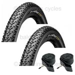 Continental RACE KING 26 x 2.2 MTB Knobby Off Road Mountain Bike TYREs TUBEs