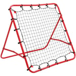 Fotbollsmål vidaxl - Justerbart kickback rebounder 100 x cm