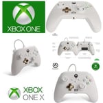 Manette Xbox Series X/Pc Manette Contrôleur De Jeu Microsoft Filaire 3m - Xbox X/Pc Fonction Turbo Blanche