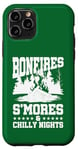 Coque pour iPhone 11 Pro Feux de joie, S'Mores et nuits froides