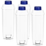 4x Filtre à eau pour Delonghi compatible pour DLSC002 EC800 ecam etam