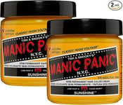 Manic Panic Sunshine Classic Creme Vegan Semi Permanent Hair Dye 2 x 118ml