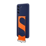 Samsung Silicone Cover With Strap S21 FE 5G - navy