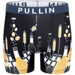 Boxers Pullin  Boxer Long Homme Microfibre CHAMPAGNE Noir