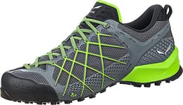 Salewa MS Wildfire Chaussures de Randonnée Basses, Flintstone/Fluo Green, 47 EU