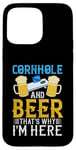 Coque pour iPhone 15 Pro Max Jeu de cornhole amusant lancer compétition sportive