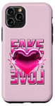 Coque pour iPhone 11 Pro Streetwear amusant avec faux amour | Cadeau pour homme et femme