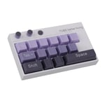 QT (Purple)Mechanical Keyboard Ornaments Decoration Luminous Display With Number