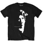 Amy Winehouse Men's Scarf Portrait T-Shirt, Black, Large