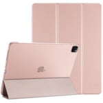 ProCase Smart Case for iPad Air 13 (M2) 2024/iPad Pro 12.9 2022/2021/2020/2018, Slim Stand Hard Back Shell Smart Cover for iPad Air 13”(M2)/iPad Pro 12.9” 6th Gen/5th Gen/4th Gen/3rd Gen -Pink