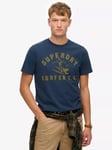 Superdry Lo-fi Outdoor Relaxed T-Shirt, Nautical Navy