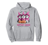 In October We Wear Pink Siberian Husky Breast Cancer Costume Pullover Hoodie