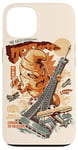 Coque pour iPhone 13 Kaijussant Croissant Monster Horreur Movie japonais Kaiju