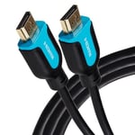 Maplin HDMI Cable 5M, 4K 30Hz Ultra HD High Speed, ARC, HDR, 3D, Ethernet, Compatible with TVs, Monitors, PS4/5, Xbox, Projectors, Soundbars, Sky Box, PCs, Laptops, Apple TV