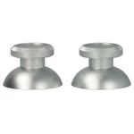 2x Thumbsticks for Sony Playstation 4 PS4 Controller, Aluminium Silver