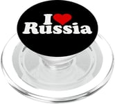 I LOVE HEART RUSSIA PopSockets PopGrip for MagSafe