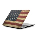 MacBook Pro 13 tum 2016 A1706-A1708 skyddsskal plast mönster - Amerikansk flagga